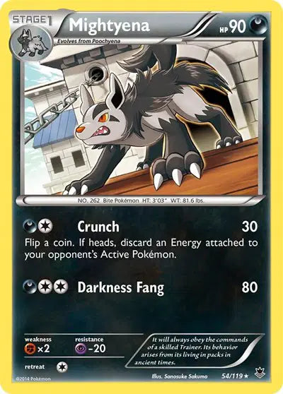 Mightyena - 54/119 - Rare