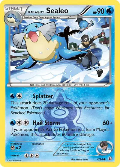 Team Aqua's Sealeo - 4/34 - Common