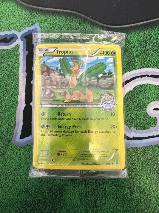 Tropius - 5/101 - Nationals Champion 14' League Promo (paquete sellado con 10)