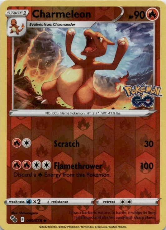 Charmeleon - 009/078 - Uncommon Reverse Holo